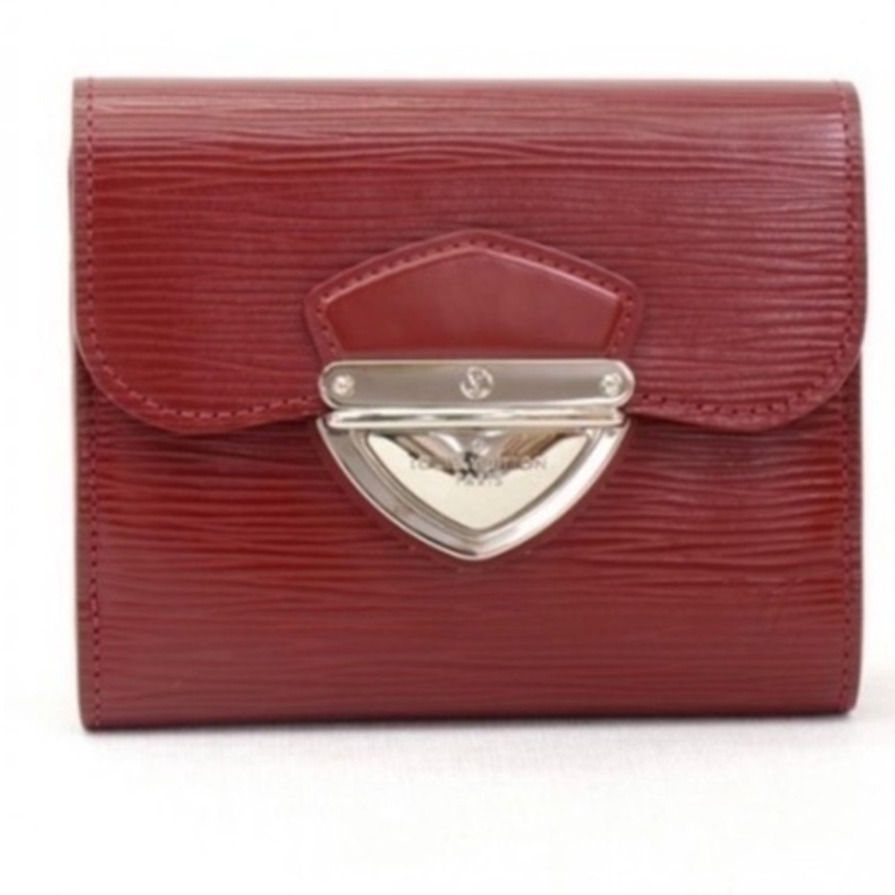 Louis Vuitton Epi Porte Feiulle Red Credit Card Wallet - Picture 3 of 11